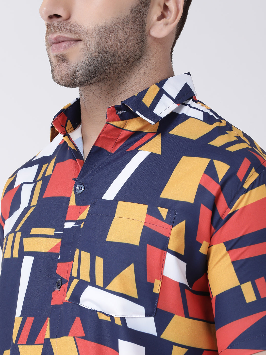 RIAG Multi color Men's Half Sleeves Printed Shirt - Distacart