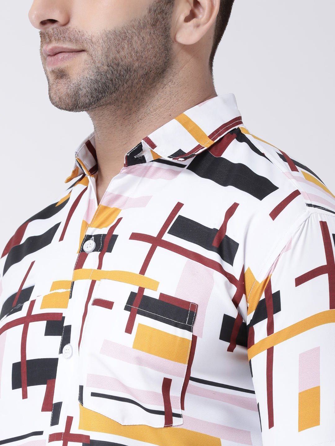 RIAG Multi color Men's Half Sleeves Printed Shirt - Distacart