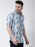 RIAG Multi color Men's Half Sleeves Printed Shirt - Distacart