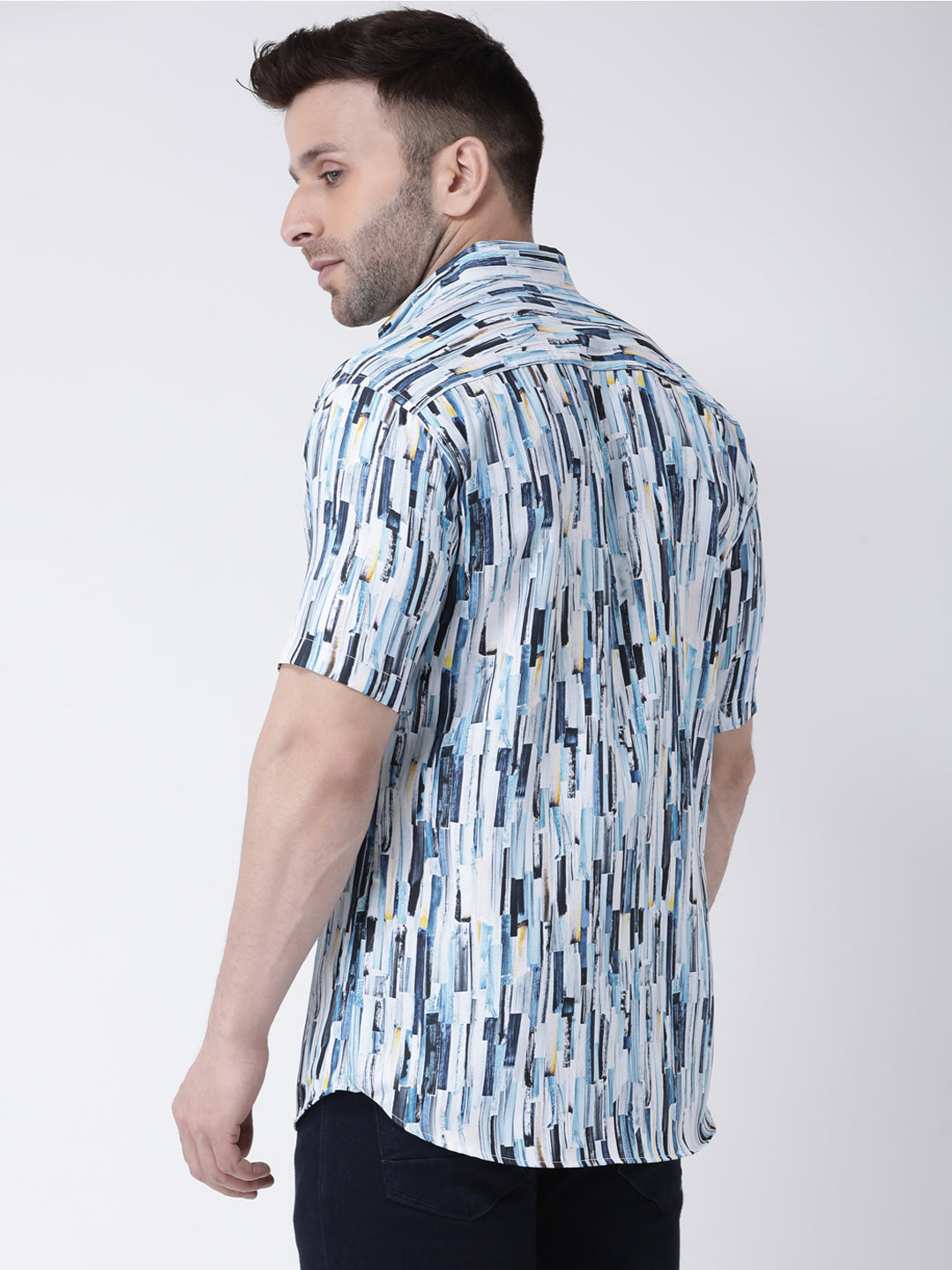 RIAG Multi color Men's Half Sleeves Printed Shirt - Distacart
