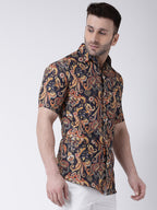 RIAG Multi color Men's Half Sleeves Printed Shirt - Distacart
