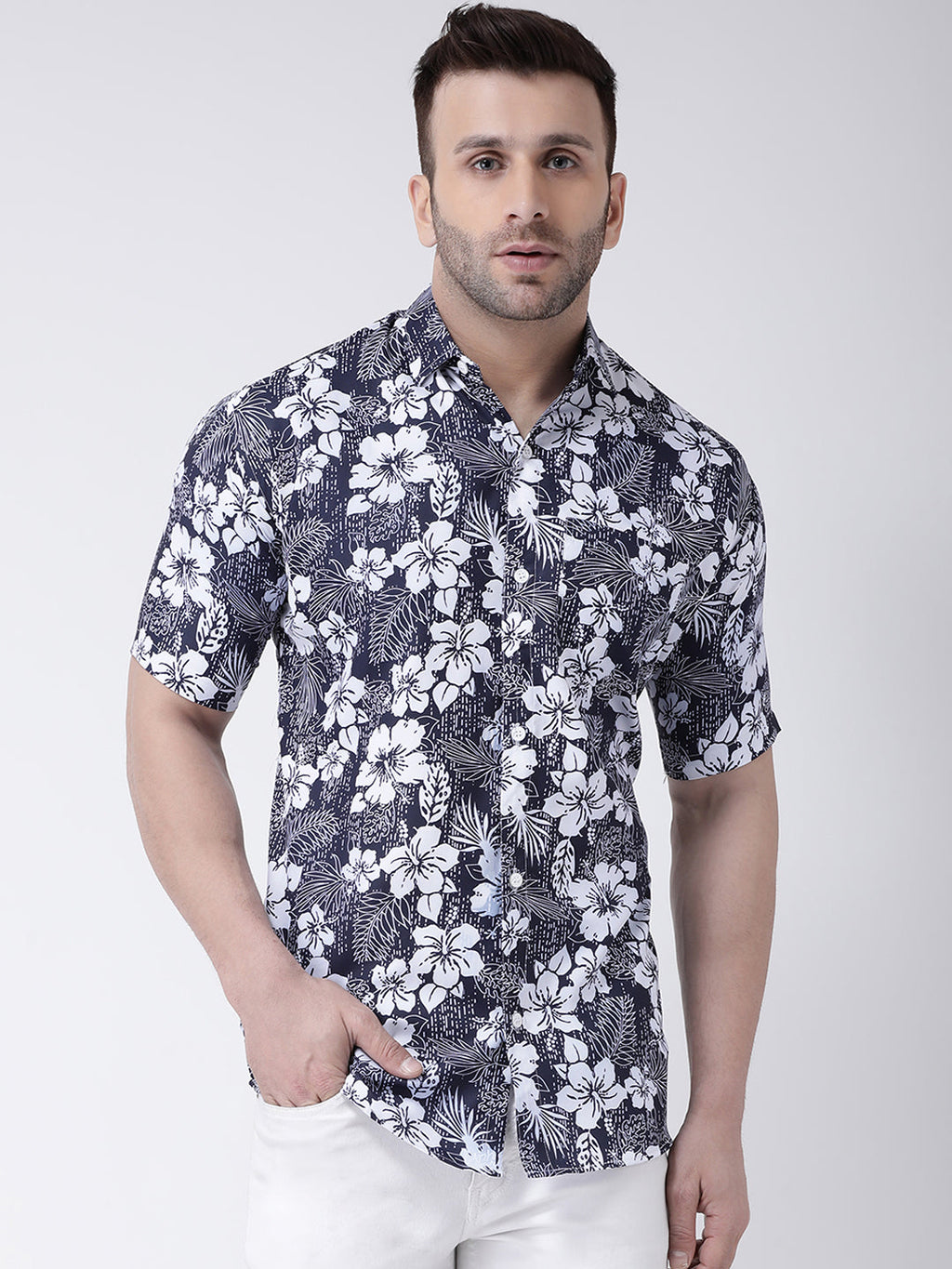 RIAG Multi color Men's Half Sleeves Printed Shirt - Distacart
