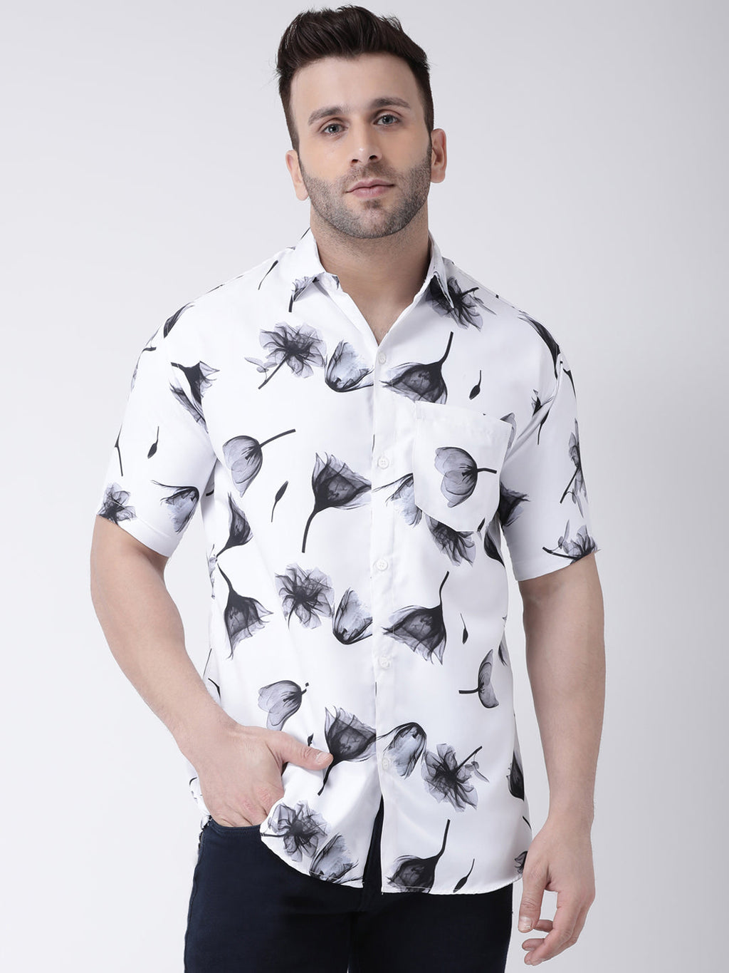 RIAG Multi color Men's Half Sleeves Printed Shirt - Distacart