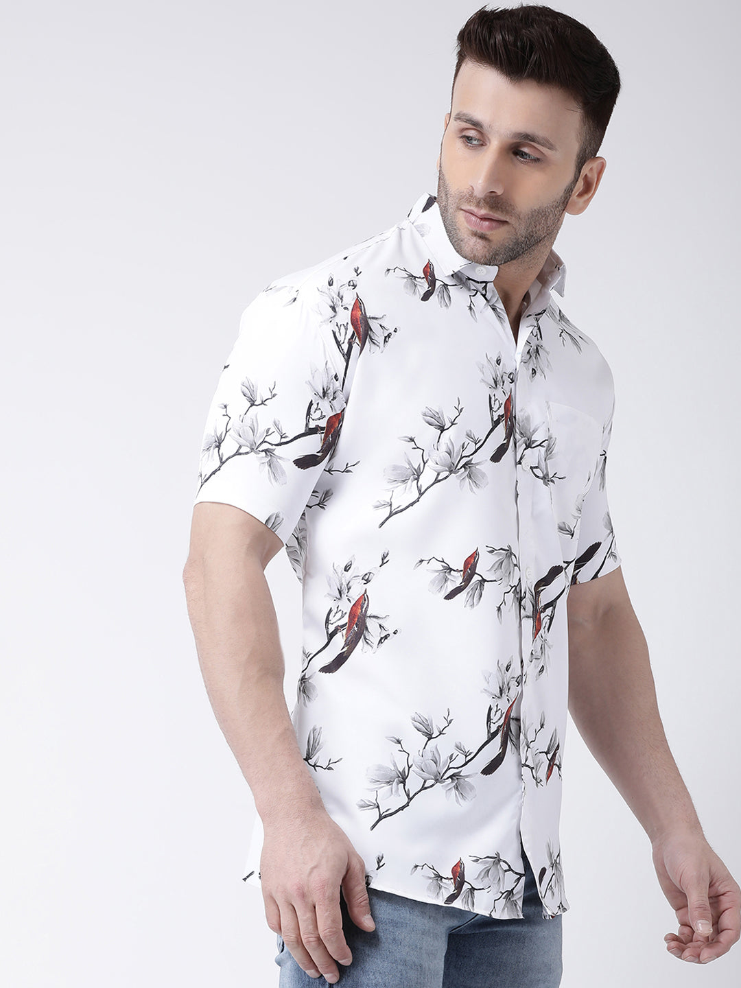 RIAG Multi color Men's Half Sleeves Printed Shirt - Distacart