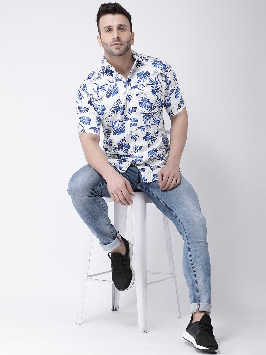 RIAG Multi color Men's Half Sleeves Printed Shirt - Distacart