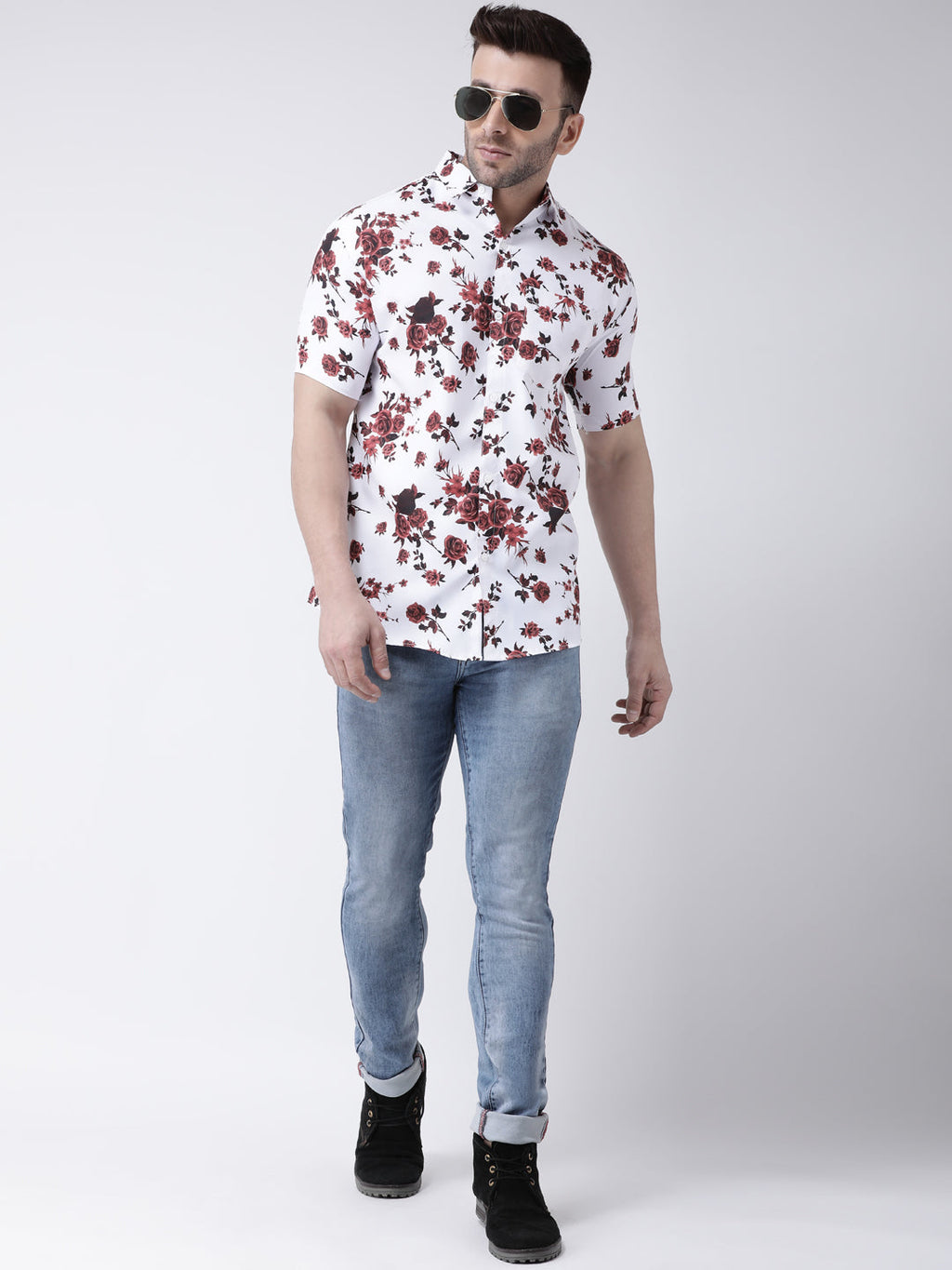 RIAG Multi color Men's Half Sleeves Printed Shirt - Distacart