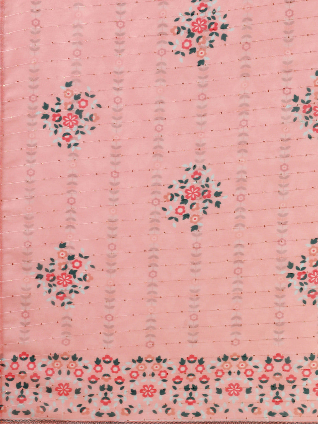 Pink Embroidered Kurta Pant & Dupatta Set, Multicolor - Hiral Fashion - Distacart