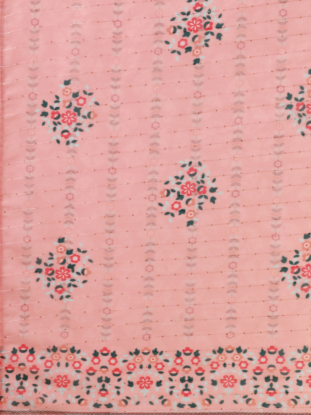 Pink Embroidered Kurta Pant & Dupatta Set, Multicolor - Hiral Fashion - Distacart