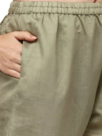 Hand Embroidered Kurta With Pant & Printed Dupatta, Multicolor - Hiral Fashion