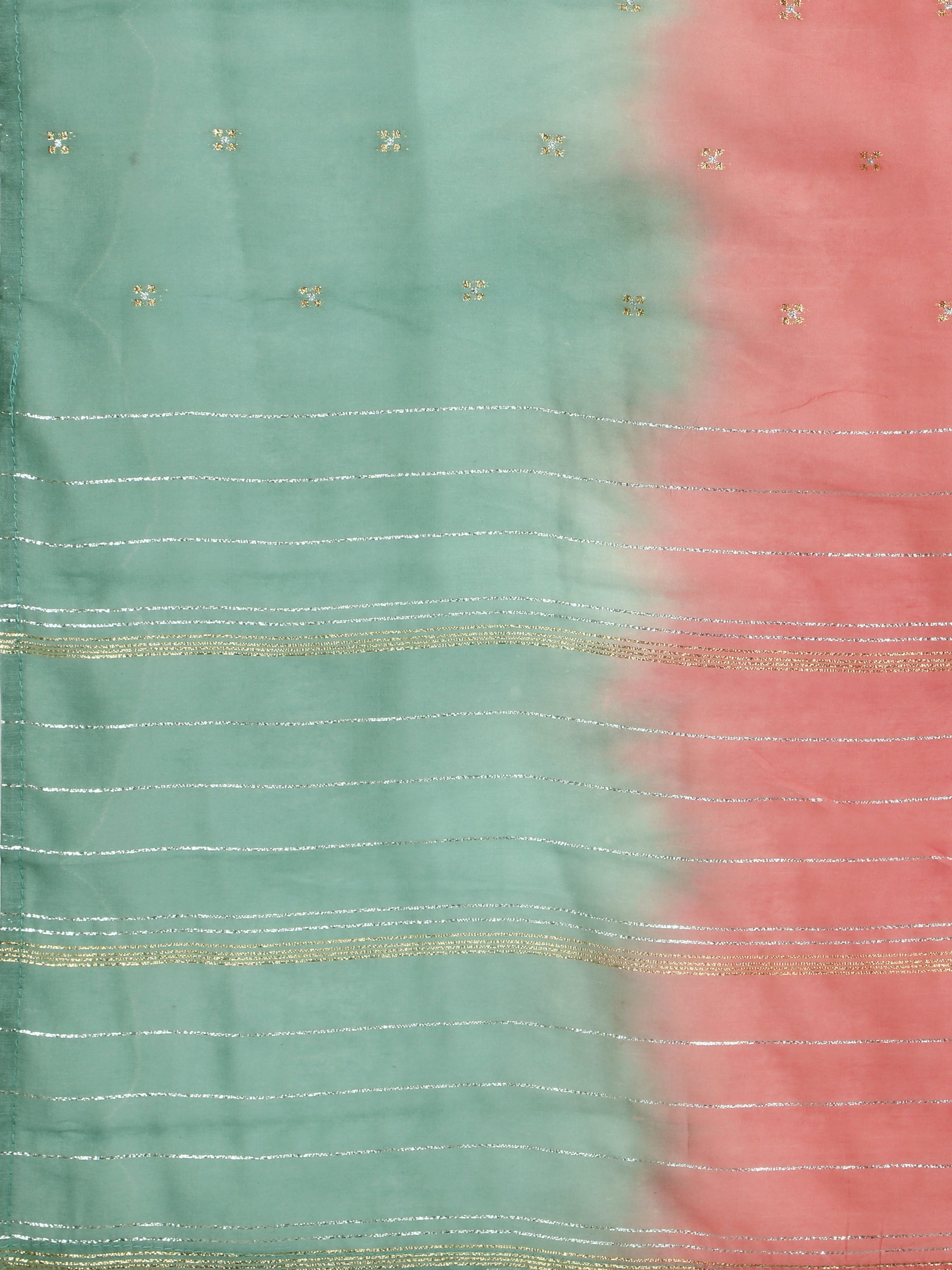 Embroidered Kurta With Pant & Dupatta Set, Multicolor - Hiral Fashion