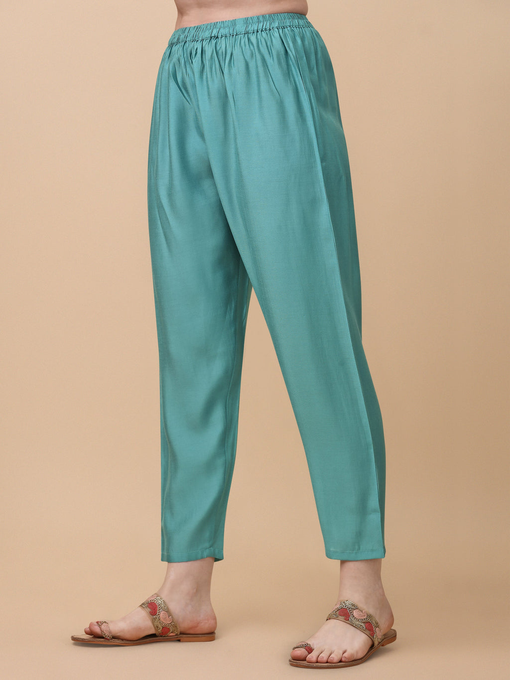 Embroidered Kurta With Pant And Dupatta Set, Multicolor - Hiral Fashion