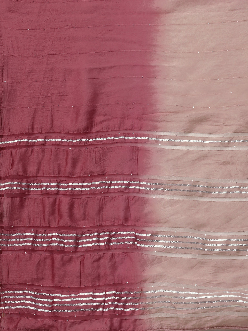 Hand Embroidered Pink Chanderi Kurta With Pant & Dupatta Set Premium, Multicolor - Hiral Fashion - Distacart
