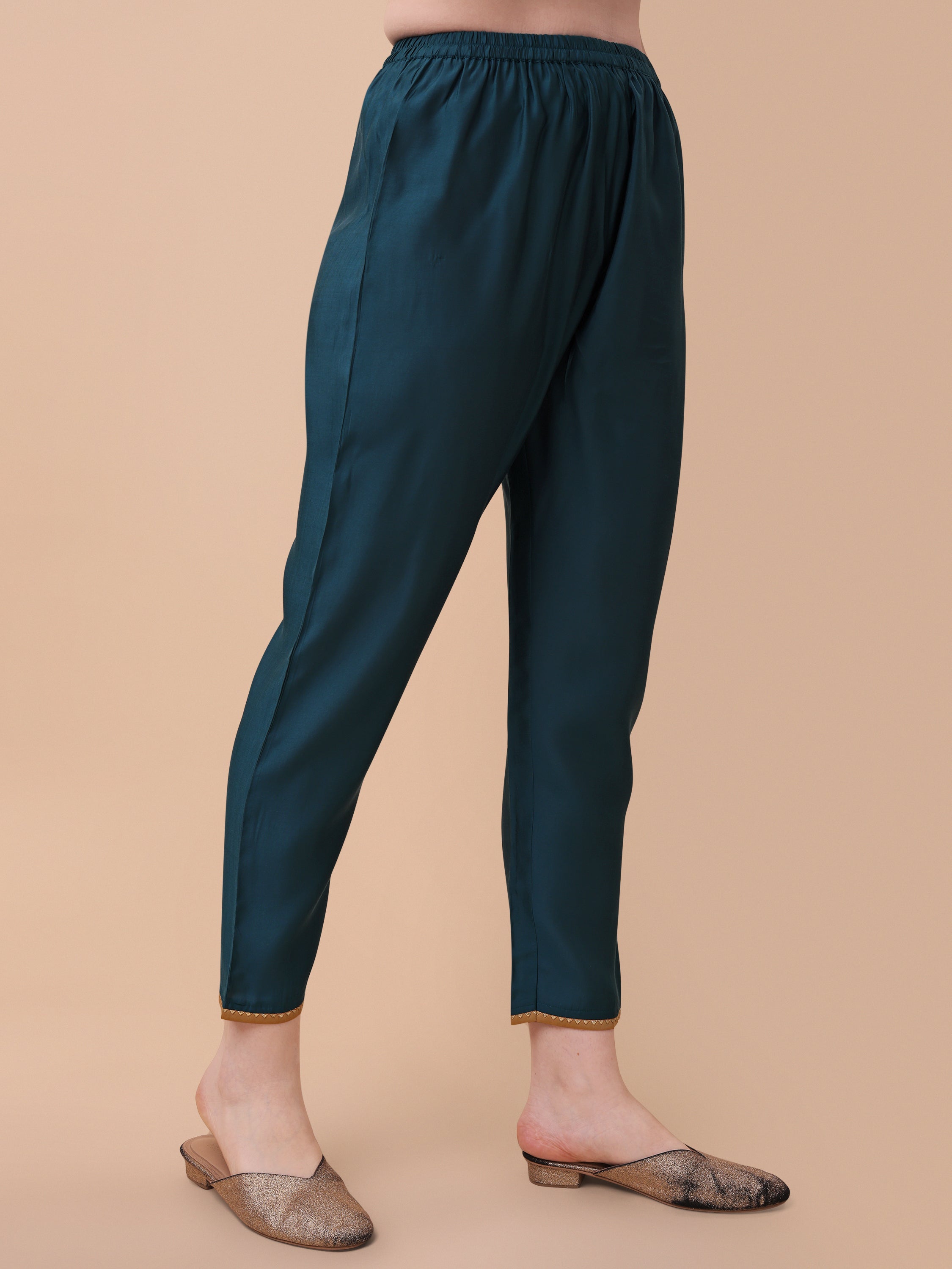 Embroidered Kurta With Pant& Dupatta Set, Multicolor - Hiral Fashion - Distacart