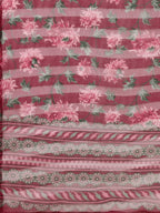 Embroidered Kurta With Pant & Printed Dupatta Set, Multicolor - Hiral Fashion