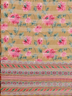 Embroidered Kurta With Pant & Printed Dupatta Set, Multicolor - Hiral Fashion