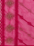 Embroidered Kurta With Pant & Dupatta Set, Multicolor - Hiral Fashion - Distacart