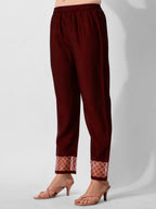 Hand Embroidered Kurta With Pant And Dupatta Set Premium, Multicolor - Hiral Fashion - Distacart