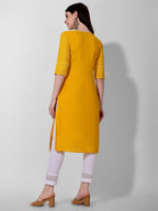 Thread Embroidered Kurta, Multicolor - Hiral Fashion - Distacart