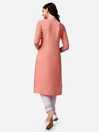 Thread Embroidered Kurta, Multicolor - Hiral Fashion
