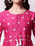 Nayra Cut Chikankari Embroidered Kurta With Pant And Dupatta Set, Multicolor - Hiral Fashion - Distacart