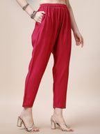 Embroidered Kurta With Pant And Dupatta Set, Multicolor - Hiral Fashion - Distacart