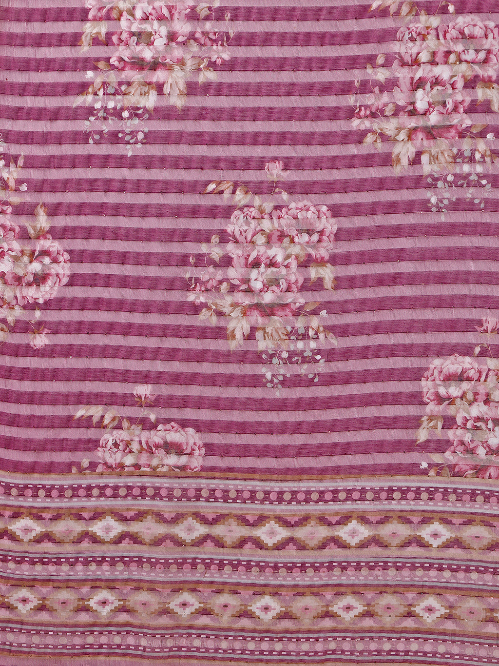 Hand Embroidered Kurta With Pant And Organza Printed Dupatta Set, Multicolor - Hiral Fashion