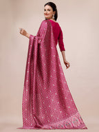 Embroidered Silk Blend Kurta With Pant & Printed Dupatta, Multicolor - Hiral Fashion - Distacart