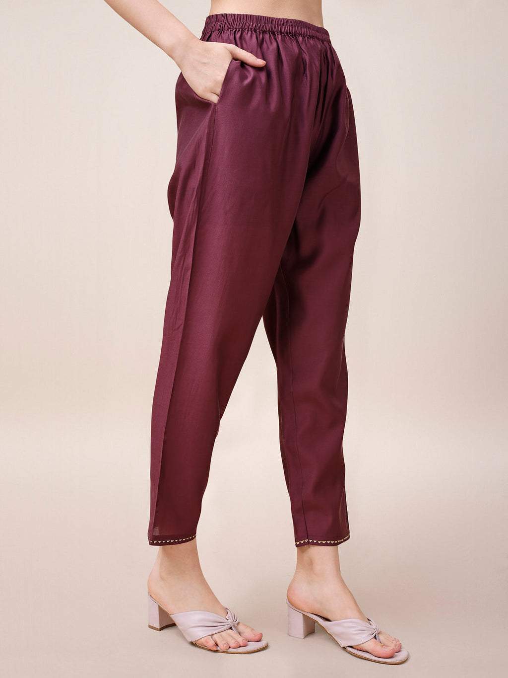 Embroidered Kurta With Pant & Dupatta, Multicolor - Hiral Fashion - Distacart