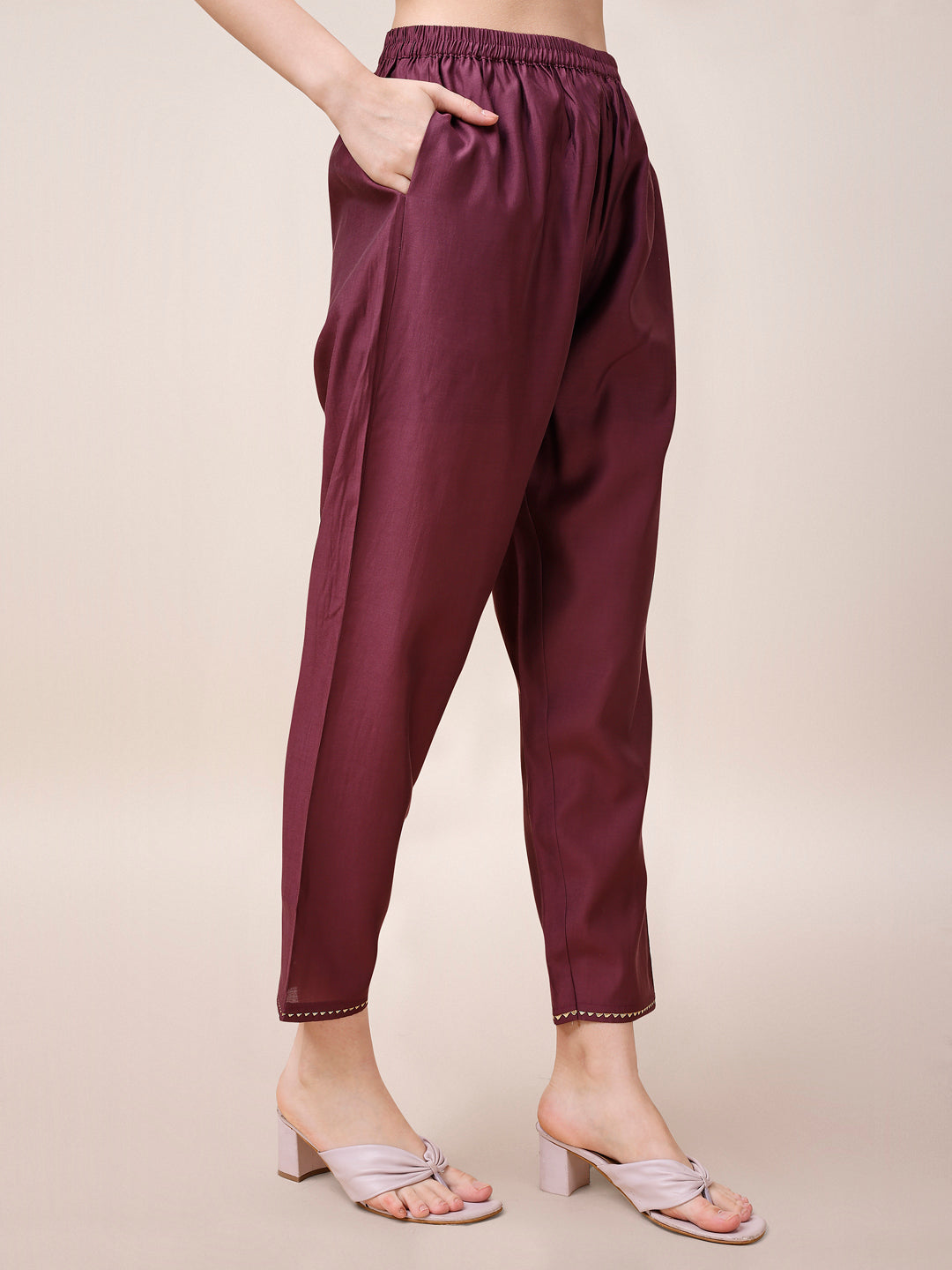 Embroidered Kurta With Pant & Dupatta, Multicolor - Hiral Fashion - Distacart
