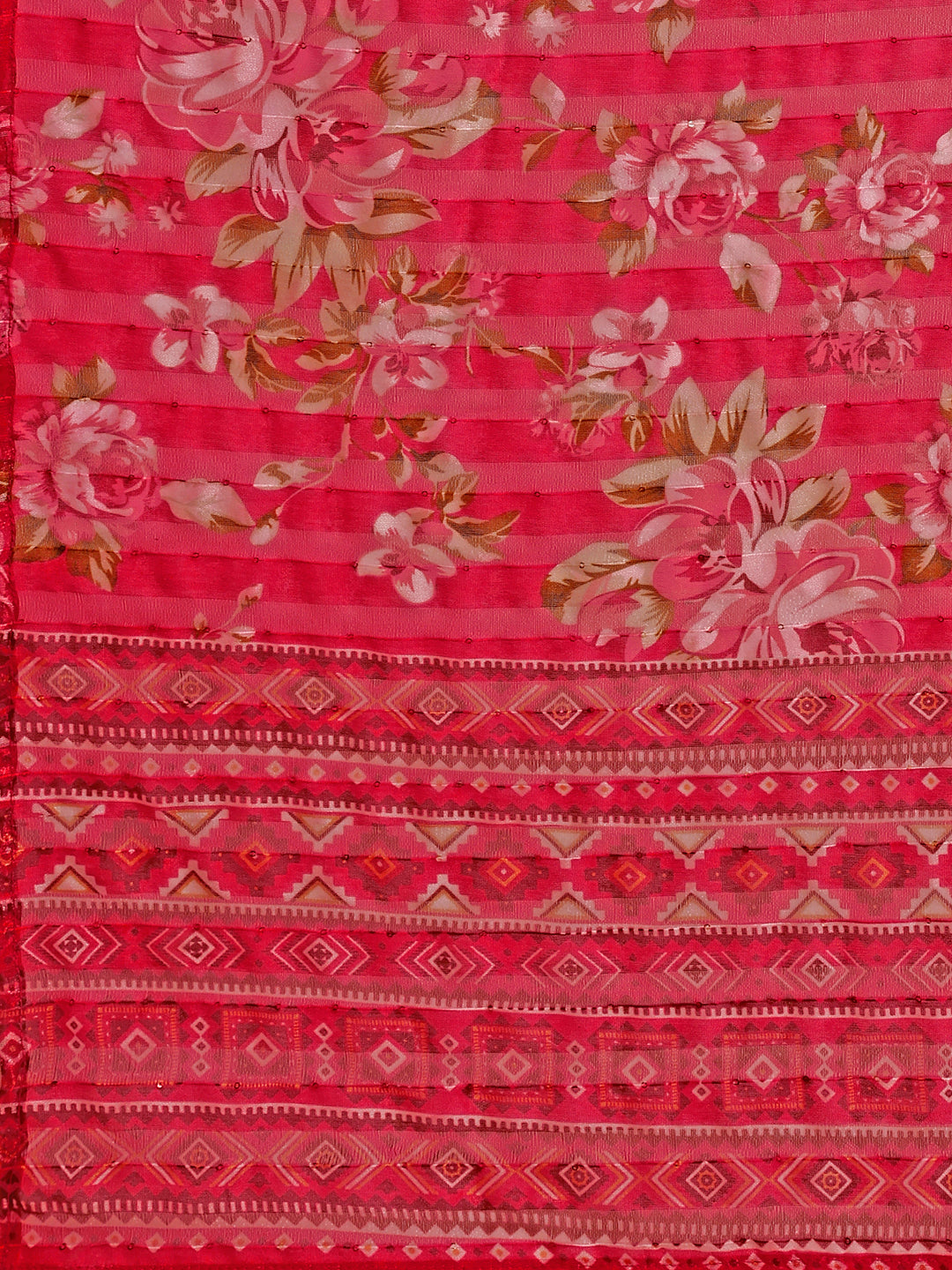 Embroidered Kurta With Pant And Dupatta Set, Multicolor - Hiral Fashion - Distacart