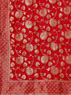 Embroidered Kurta With Pant & Banarasi Jacquard Dupatta Premium, Multicolor - Hiral Fashion