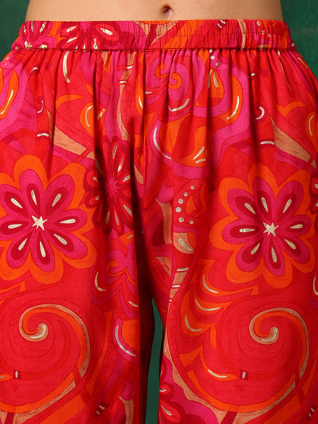 Sequined Embroidered & Printed Kurta With Pant & Embroidered Dupatta, Pink - Hiral Fashion - Distacart