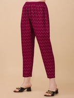 Leheriya Printed & Embroidered Kurta With Pant & Dupatta Set, Multicolor - Hiral Fashion - Distacart