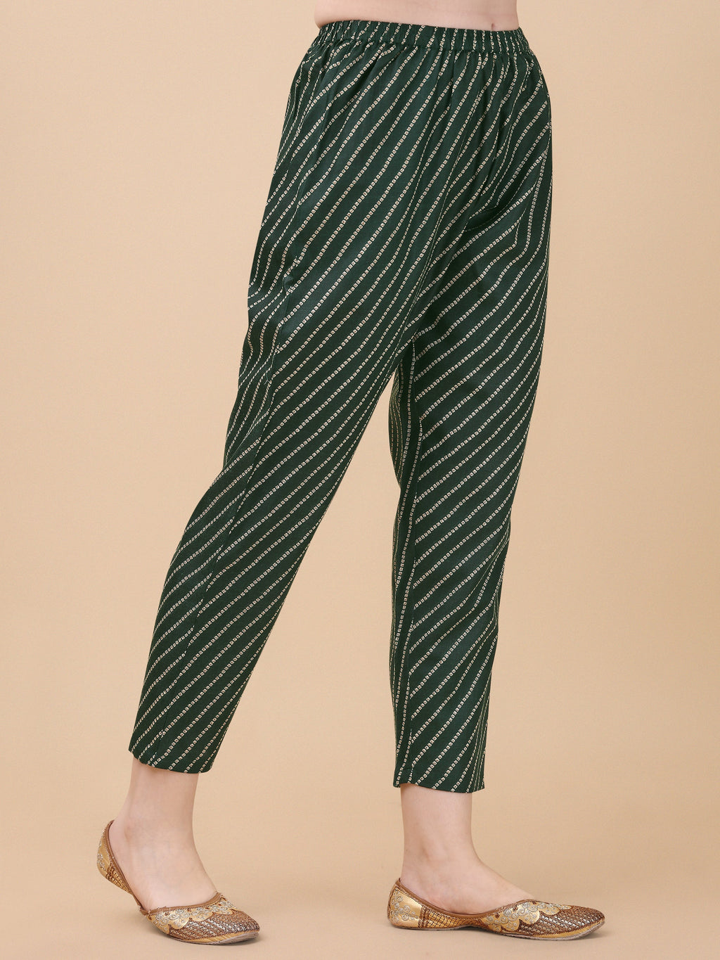 Berrylicious Womens Cotton Green Kurta With Pant And Dupatta Set., Multicolor - Hiral Fashion - Distacart