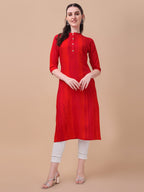 Shibori Printed Casual Wear Kurta, Multicolor - Hiral Fashion