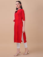 Shibori Printed Casual Wear Kurta, Multicolor - Hiral Fashion