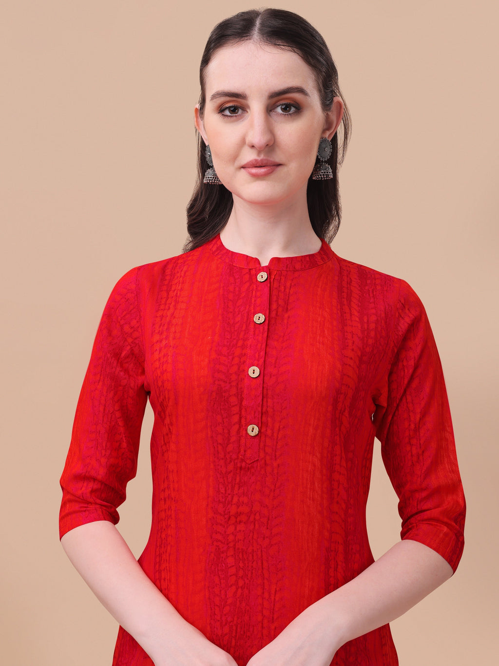 Shibori Printed Casual Wear Kurta, Multicolor - Hiral Fashion