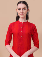 Shibori Printed Casual Wear Kurta, Multicolor - Hiral Fashion