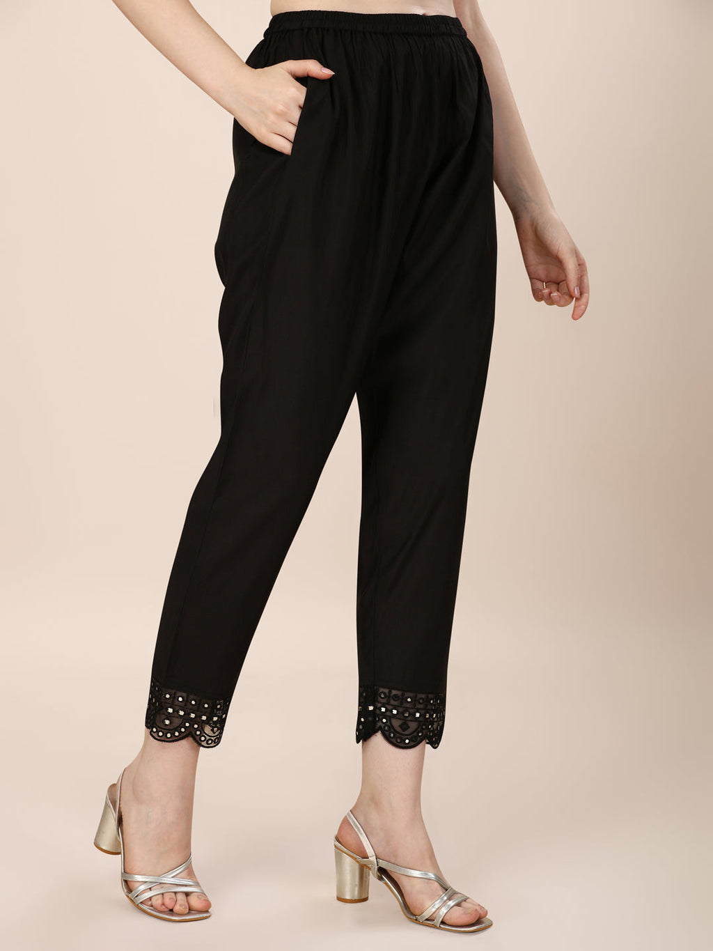 Mirror Embroidered Premium Kurta With Pant And Dupatta, Multicolor - Hiral Fashion - Distacart