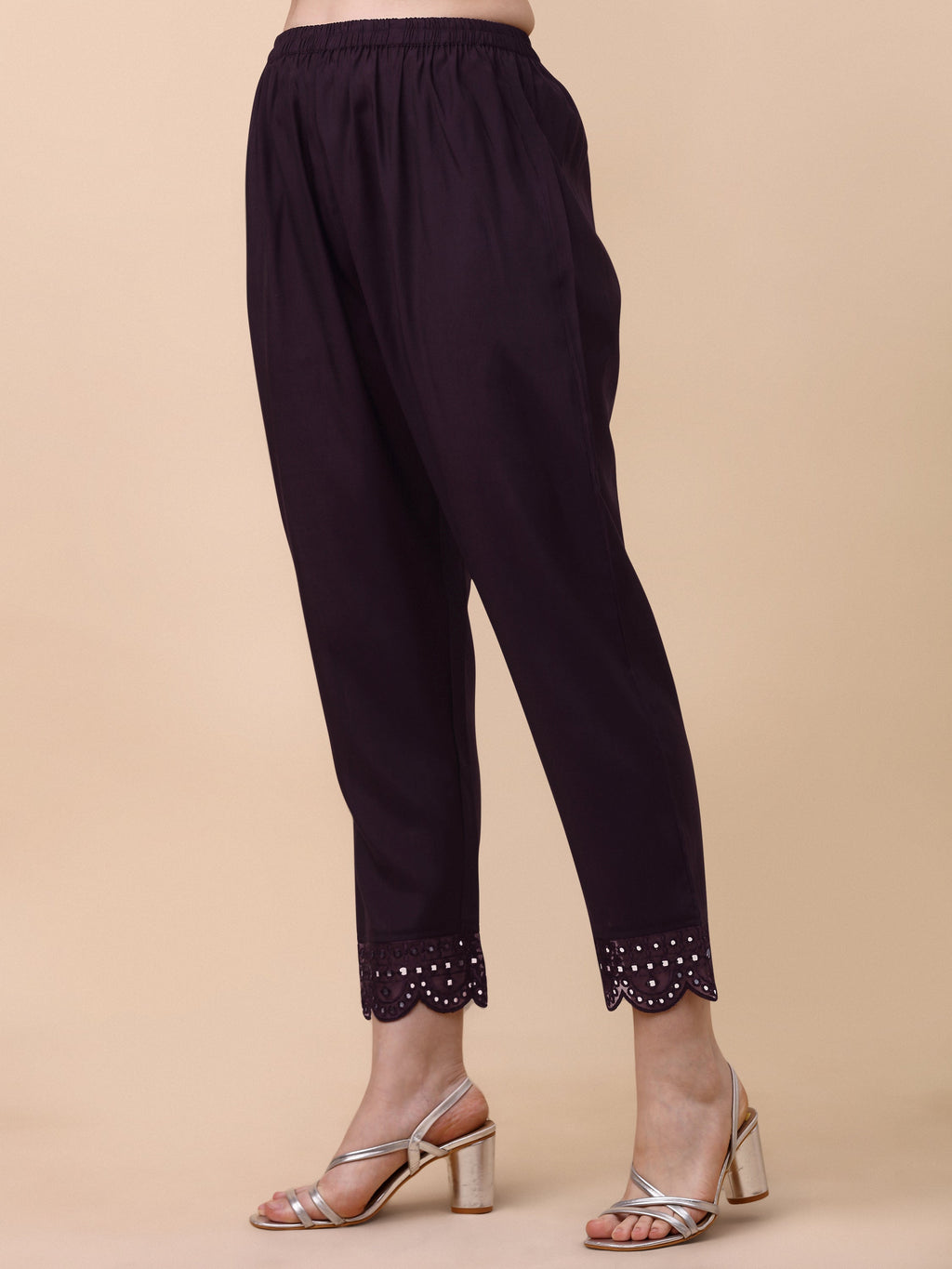Mirror Embroidered Kurta Pant & Dupatta Set, Multicolor - Hiral Fashion - Distacart