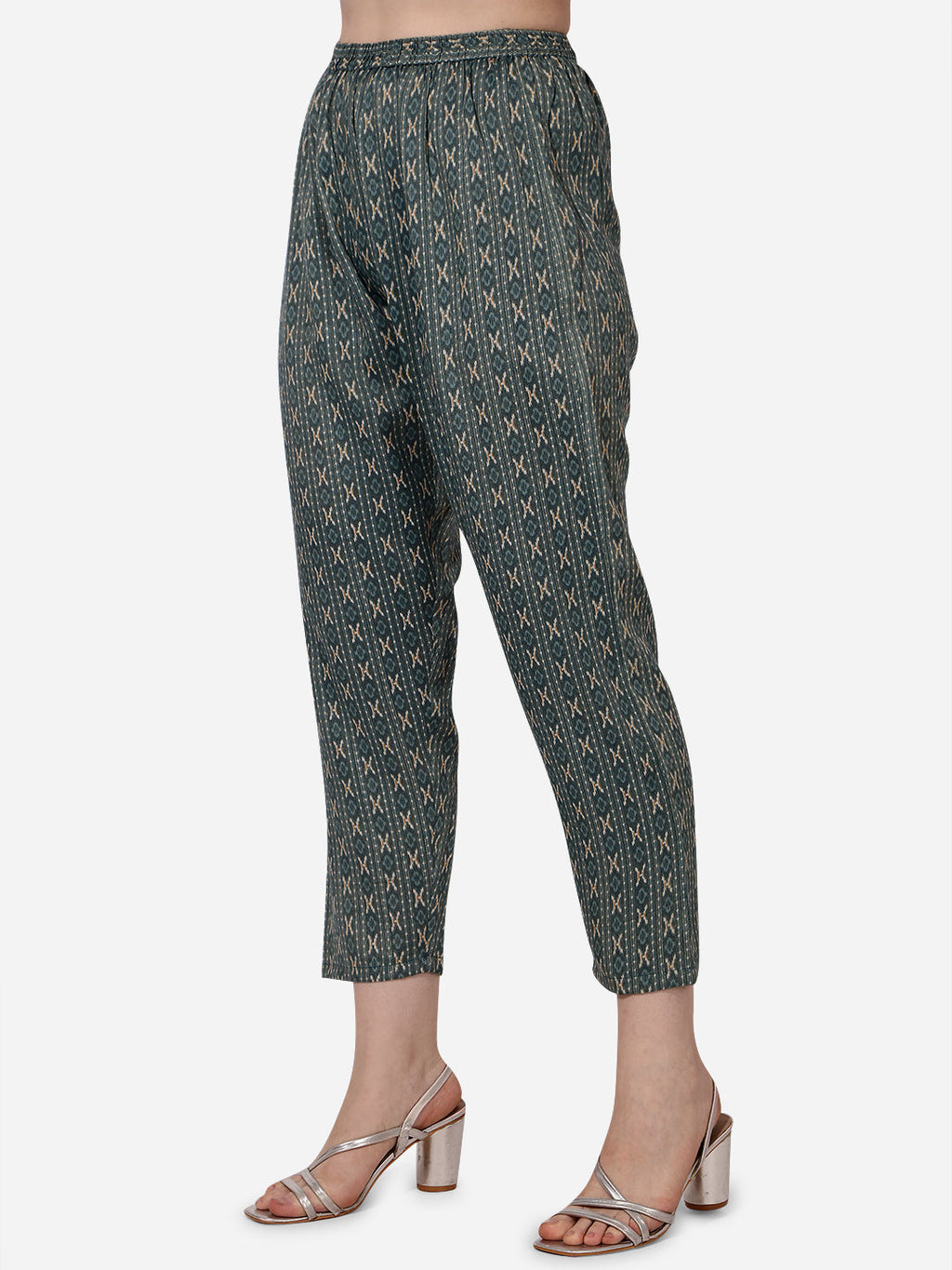 Floral Printed Kurta With Pant And Dupatta Set, Multicolor - Hiral Fashion - Distacart