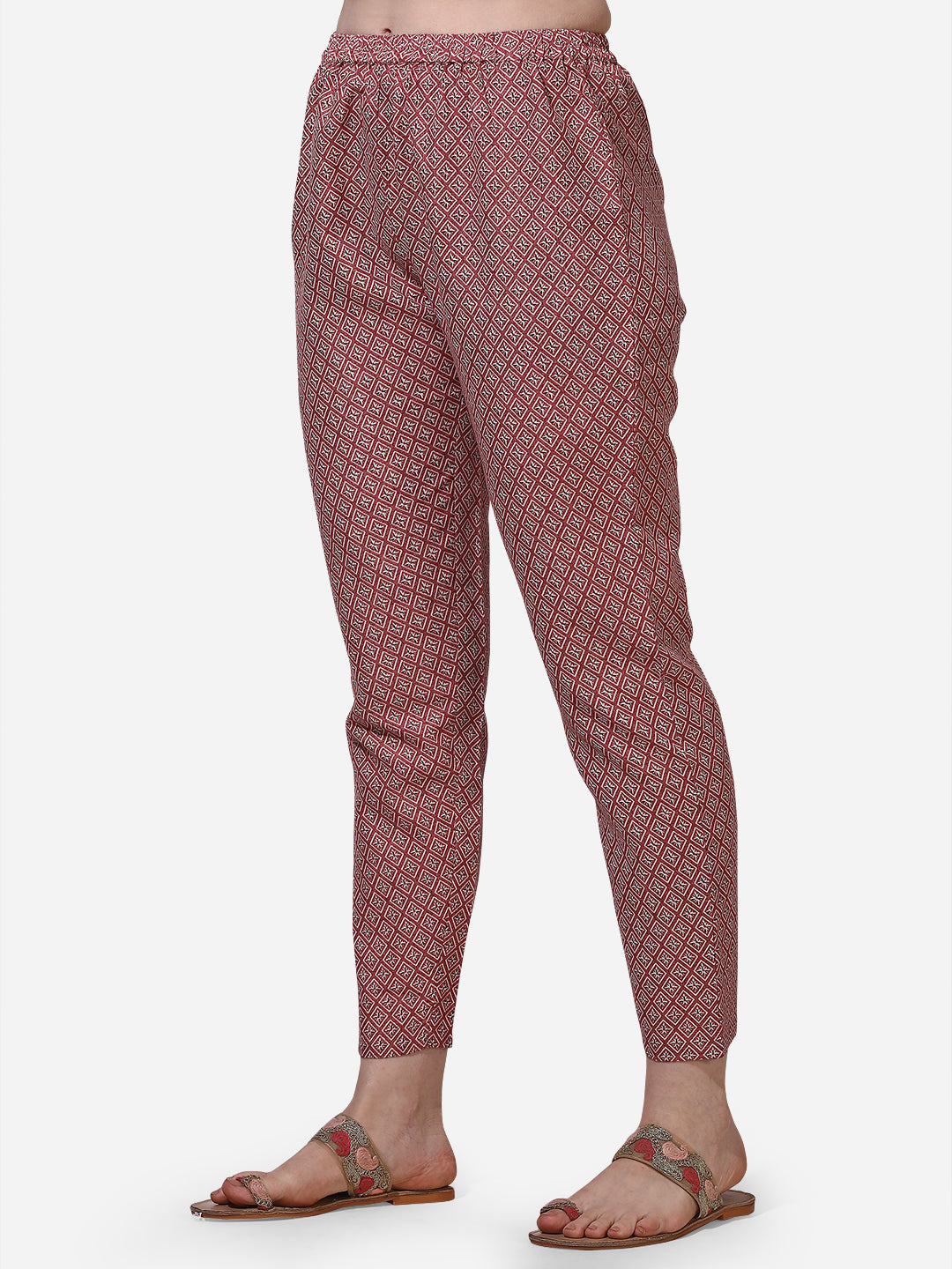 Floral Printed Kurta With Pant And Dupatta Set, Multicolor - Hiral Fashion - Distacart