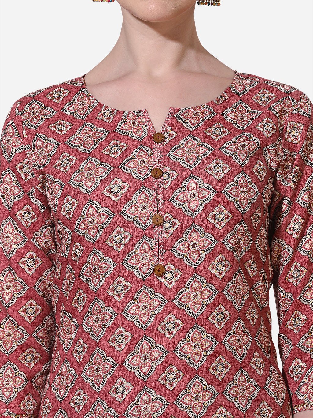 Floral Printed Kurta With Pant And Dupatta Set, Multicolor - Hiral Fashion - Distacart