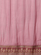 Anarkali Printed Kurta Suit With Pant And Dupatta Set, Multicolor - Hiral Fashion - Distacart