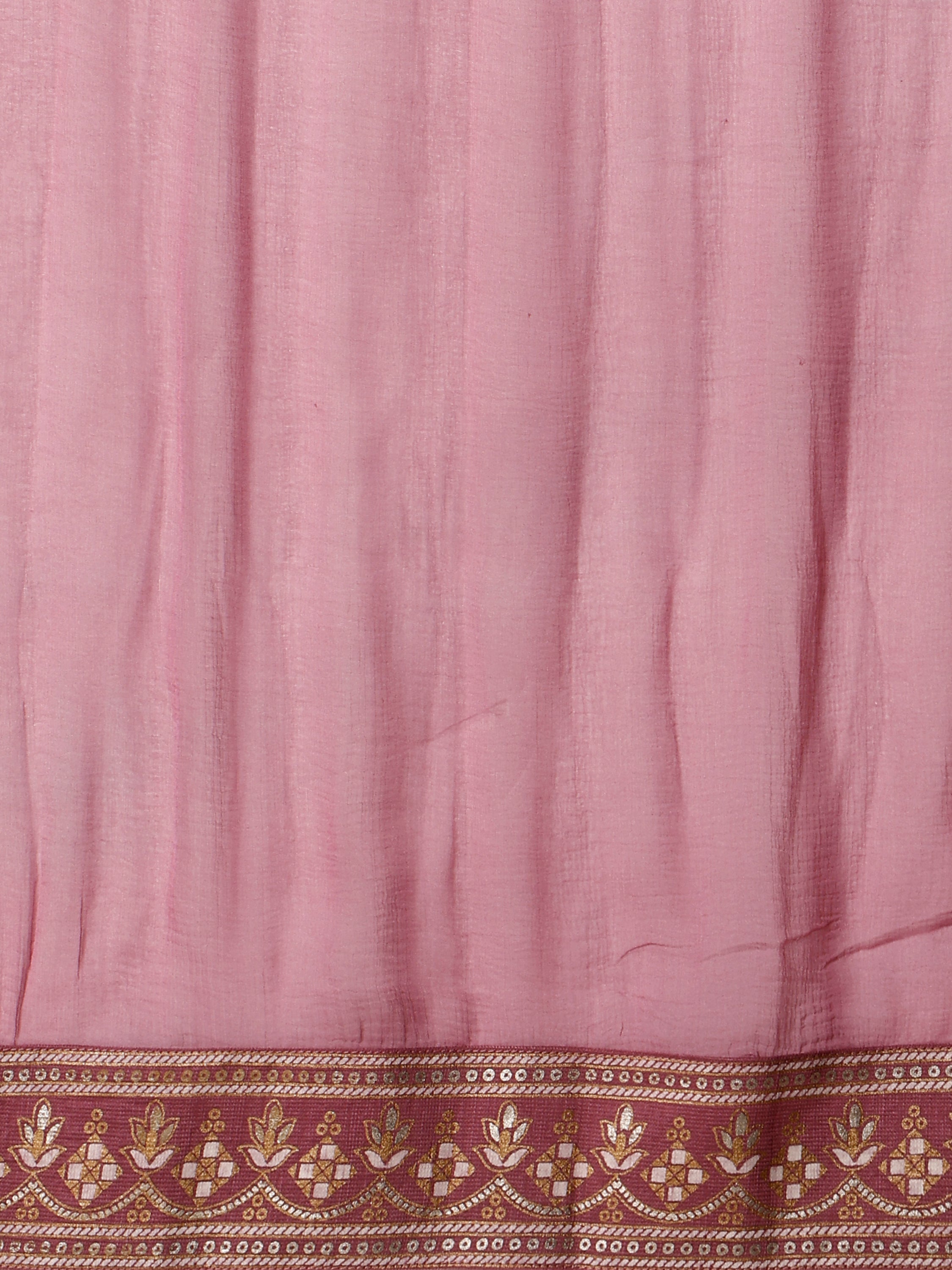 Anarkali Printed Kurta Suit With Pant And Dupatta Set, Multicolor - Hiral Fashion - Distacart