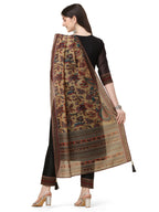 Embroidered And Printed Kurta With And Dupatta Set, Multicolor - Hiral Fashion - Distacart