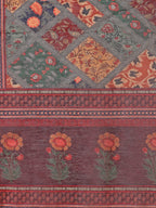 Embroidered Kurta With Pant & Printed Dupatta Set, Multicolor - Hiral Fashion - Distacart