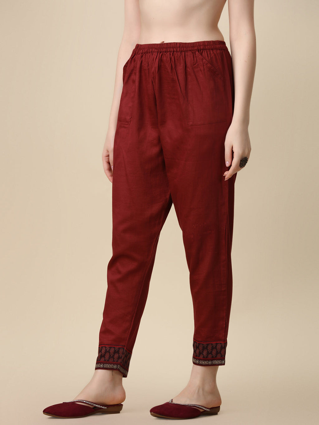 Embroidered Kurta With Pant & Printed Dupatta Set, Multicolor - Hiral Fashion - Distacart