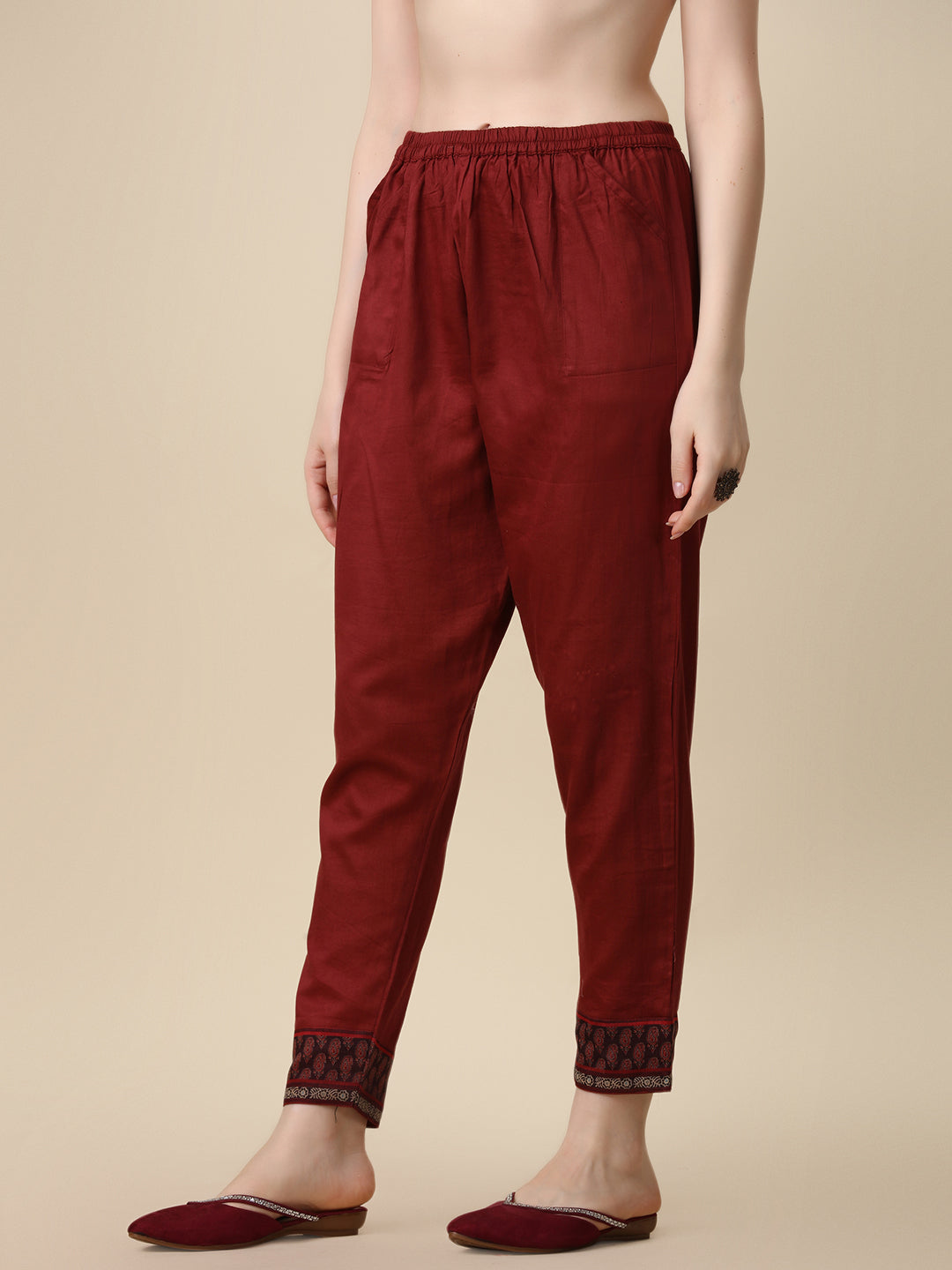Embroidered Kurta With Pant & Printed Dupatta Set, Multicolor - Hiral Fashion - Distacart
