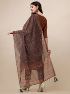 Kurta With Pant And Printed Dupatta Set, Multicolor - Hiral Fashion - Distacart